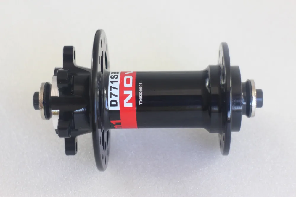 3 в 1 Novatec D771SB MTB дисковый тормоз QR Передняя втулка с 28 отверстиями черный красный 100