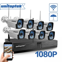 8CH H.265 система видеонаблюдения беспроводная 1080P NVR комплект 8 шт. 2MP ИК Открытый P2P wifi IP камера видеонаблюдения системы безопасности комплект видеонаблюдения