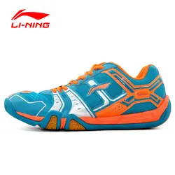 Li-Ning/мужские кроссовки Saga Light TD для бадминтона, дышащие противоскользящие легкие кроссовки с подкладкой, спортивная обувь AYTM085 SAMJ17