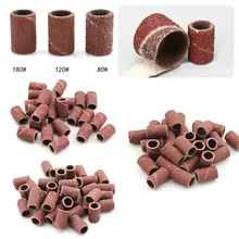300pcs Nail Art Sanding Bands For Electric Nail Drill Machine Milling Drill Bits Cutter File For UV Gel Polish Remover Grinder