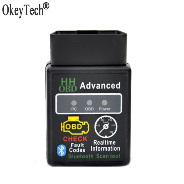 Best Offers Cheapest Mini ELM327 V2.1 Bluetooth HH OBD ELM 327 Advanced OBDII OBD2 Car Diagnostic Tool Scanner Code Reader Scan for Android