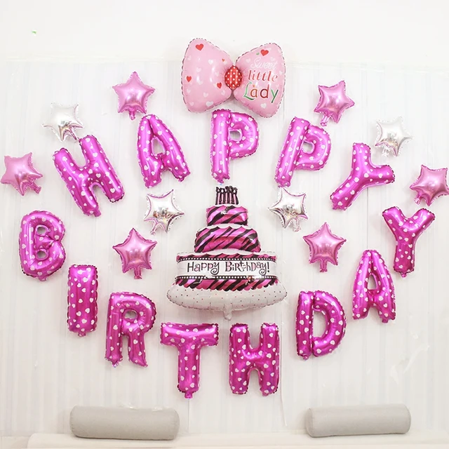 25 teile los 1 jahr altes baby dusche happy birthday rosa brief 25 teile los 1 jahr altes baby dusche happy birthday rosa brief kuchen sternen bogen