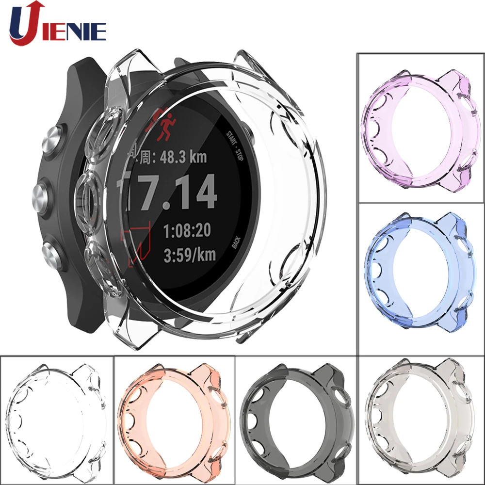 

TPU Protective Case Cover for Garmin Forerunner 245M 245 Protection Cover Shell Smart Watch Bracelet Colorful Protective Cover