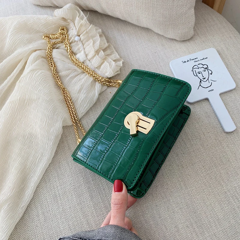 Women fashion Bags Stone pattern PU Leather Shoulder Messenger Bag Lady Crossbody Mini Bag Female Crown Evening Bags with chain Women fashion Bags Stone pattern PU Leather Shoulder Messenger Bag Lady Crossbody Mini Bag Female Crown Evening Bags with chain
