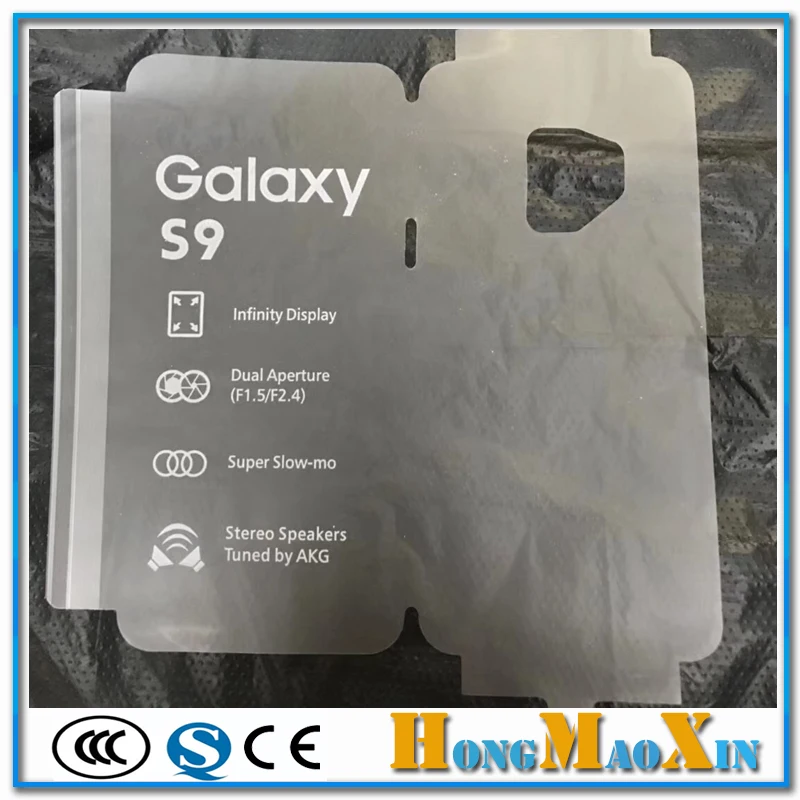 100 шт. Пластик уплотнение заводской Защитная пленка для телефона для samsung Galaxy S6edge S8 S9Plus Note8 Note9 G9600 G9650 Экран протектор
