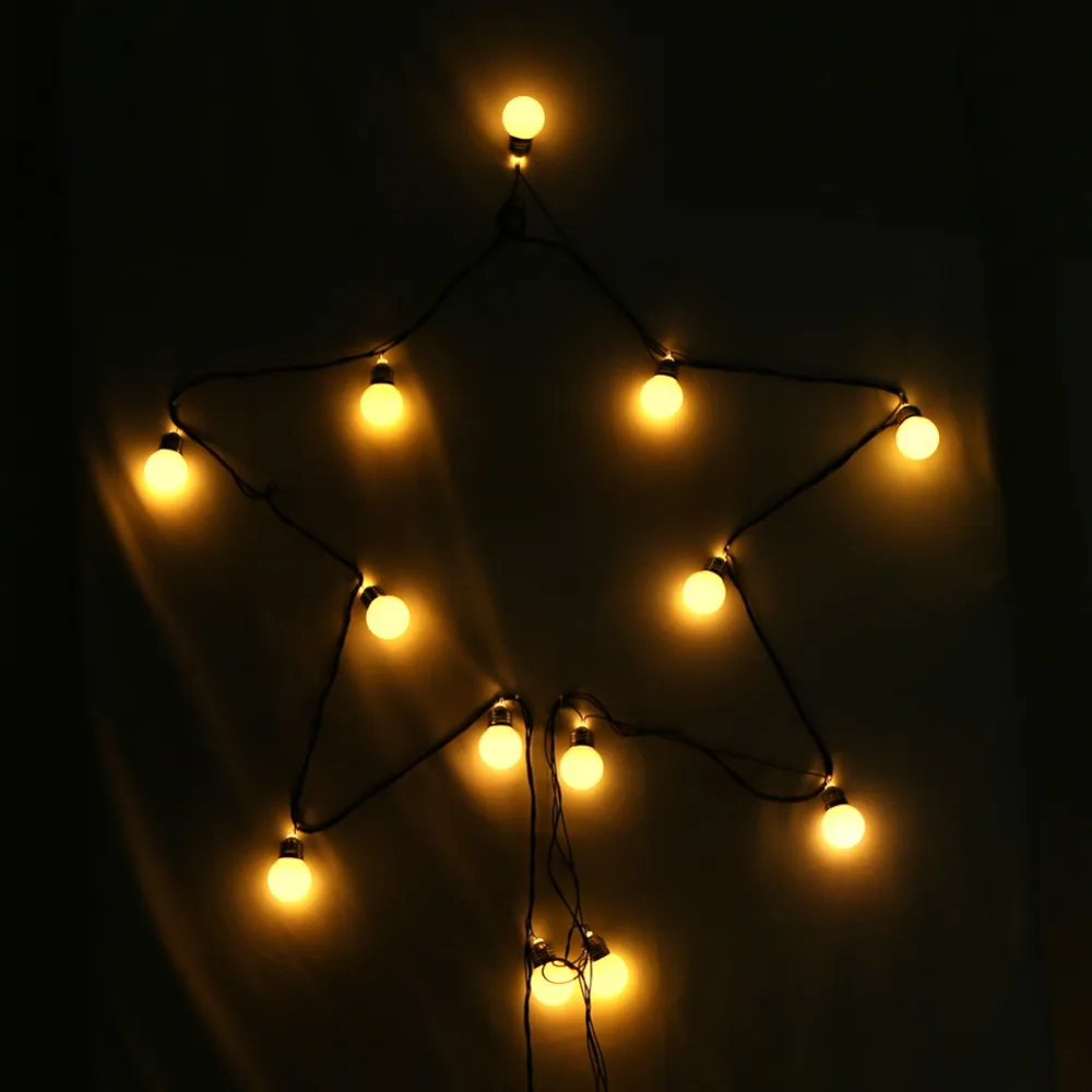 

20 LED Globe Festoon Party Ball String Light LED Christmas Lights Connectable Fairy Light Wedding Garden Party Pendant Garland