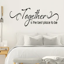 Creative To Be Togeter Art Sticker Waterproof Wall Stickers vinyl Stickers Room Decoration
