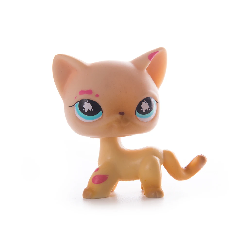 

Lps old collection Pet Shop cat Toys Lps free shipping Short Hair Cat Action Standing Figure Cosplay Toys Children Best Gift