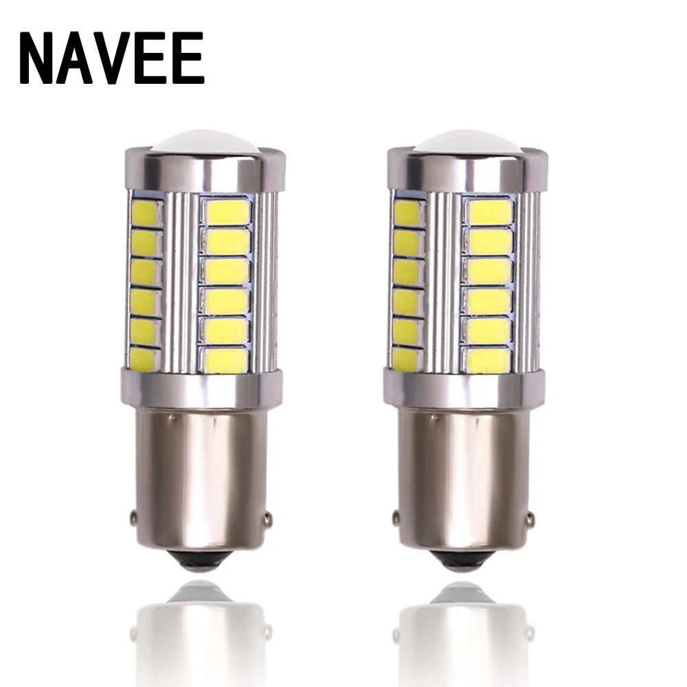 2PCS Car 1156 /1157 Led Turn Signal Fog Light Brake Tail Lamp 5630/5730 33SMD LED Car Auto Led Bulb Headlight Car Styling