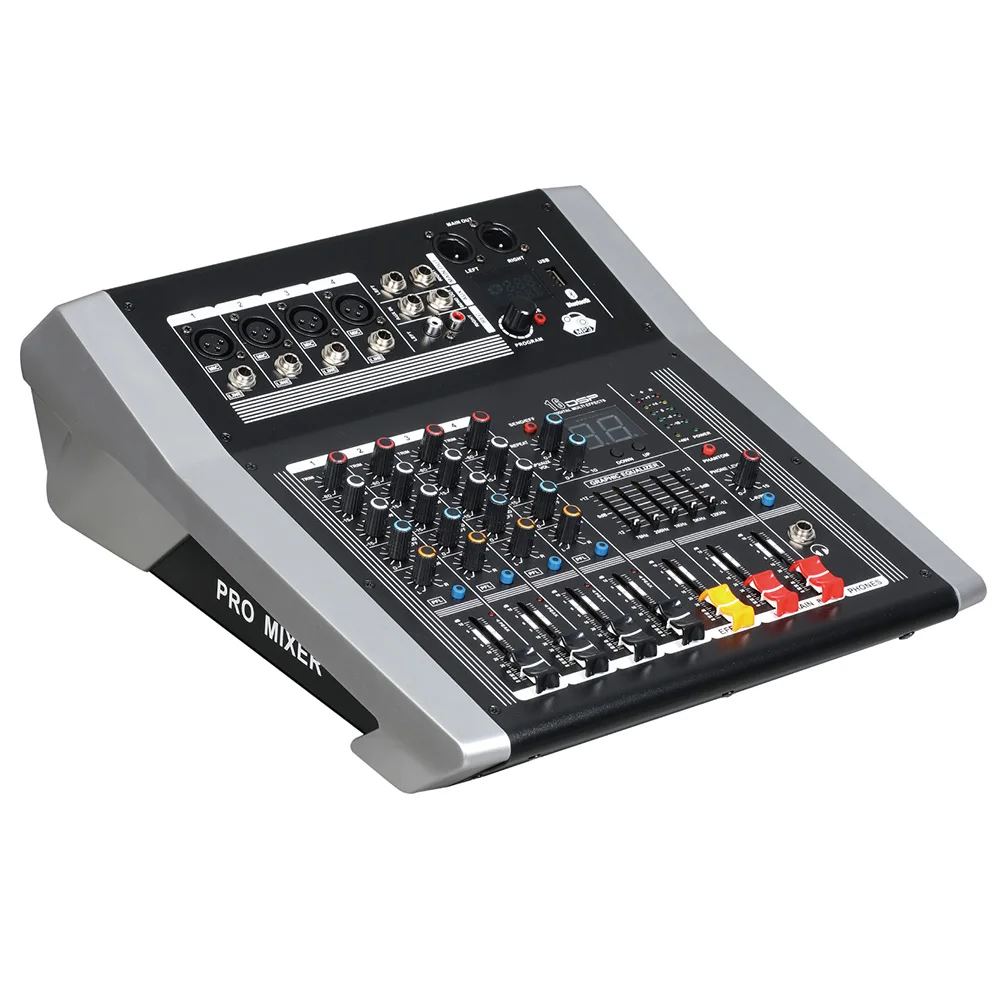 Mixing console recorder 48 V phantom power monitor