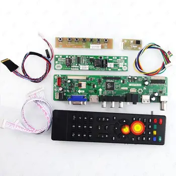 

TV HDMI VGA USB CVBS RF LCD Controller Board For 9.7"inch N097XCE 1024*768