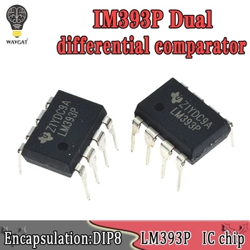 

10PCS LM393P DIP8 LM393 DIP LM393N 393 DIP-8 new and original IC LOW POWER DUAL COMPARATORS