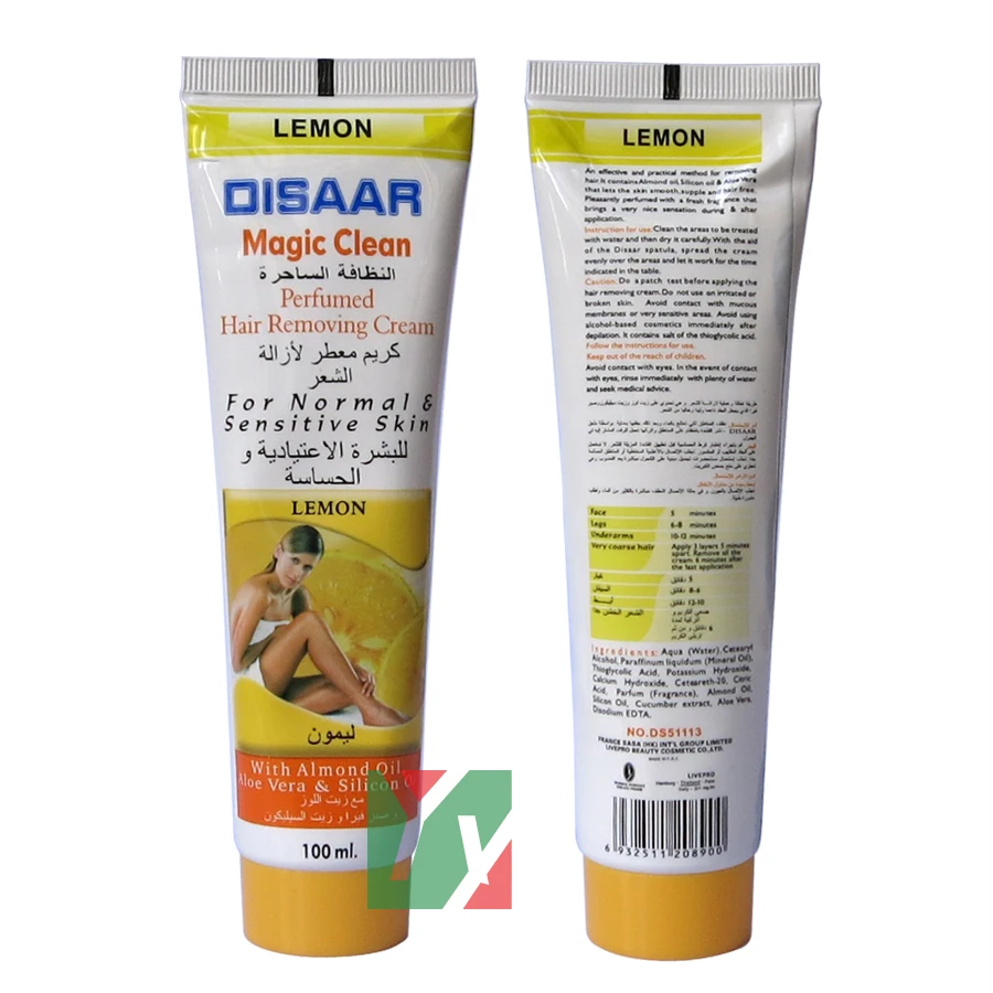 

Disaar Magic Clean Lemon Hair Removing Cream 100ml/pcs