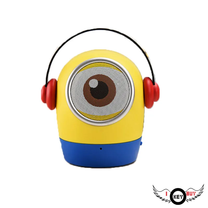 

I Key Buy Creative Mini Yellow Cartoon Bluetooth Speakers Radio Mobile Computer Outdoor U Disk TF Card Subwoofer Small Audio