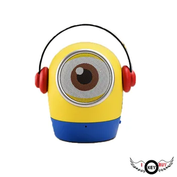 

I Key Buy Creative Mini Yellow Cartoon Bluetooth Speakers Radio Mobile Computer Outdoor U Disk TF Card Subwoofer Small Audio