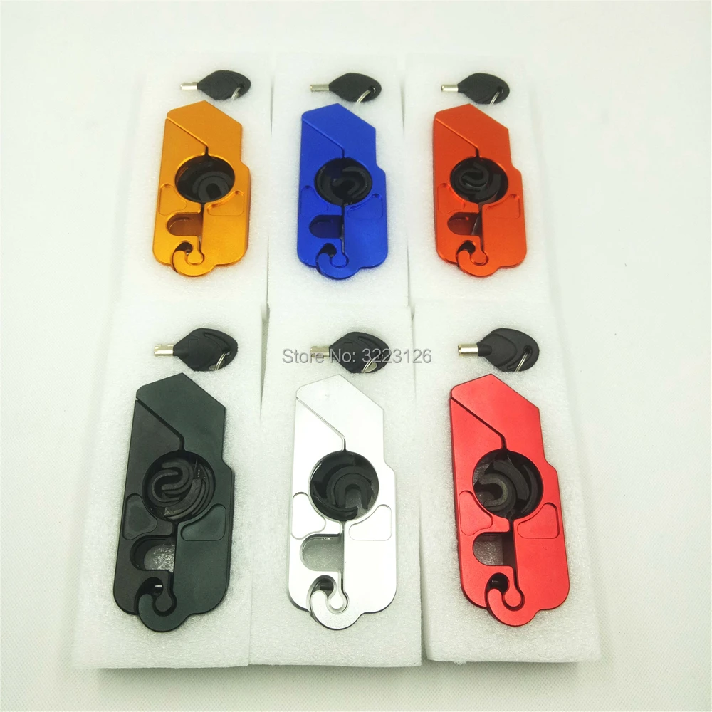 Motorcycle Brake Lever Clutch Handle Throttle Grip Security Lock