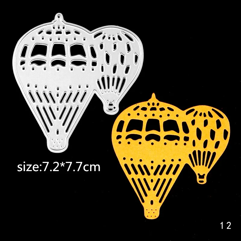 AZSG 3D карта металлические режущие трафареты для DIY скрапбукинга фото альбом