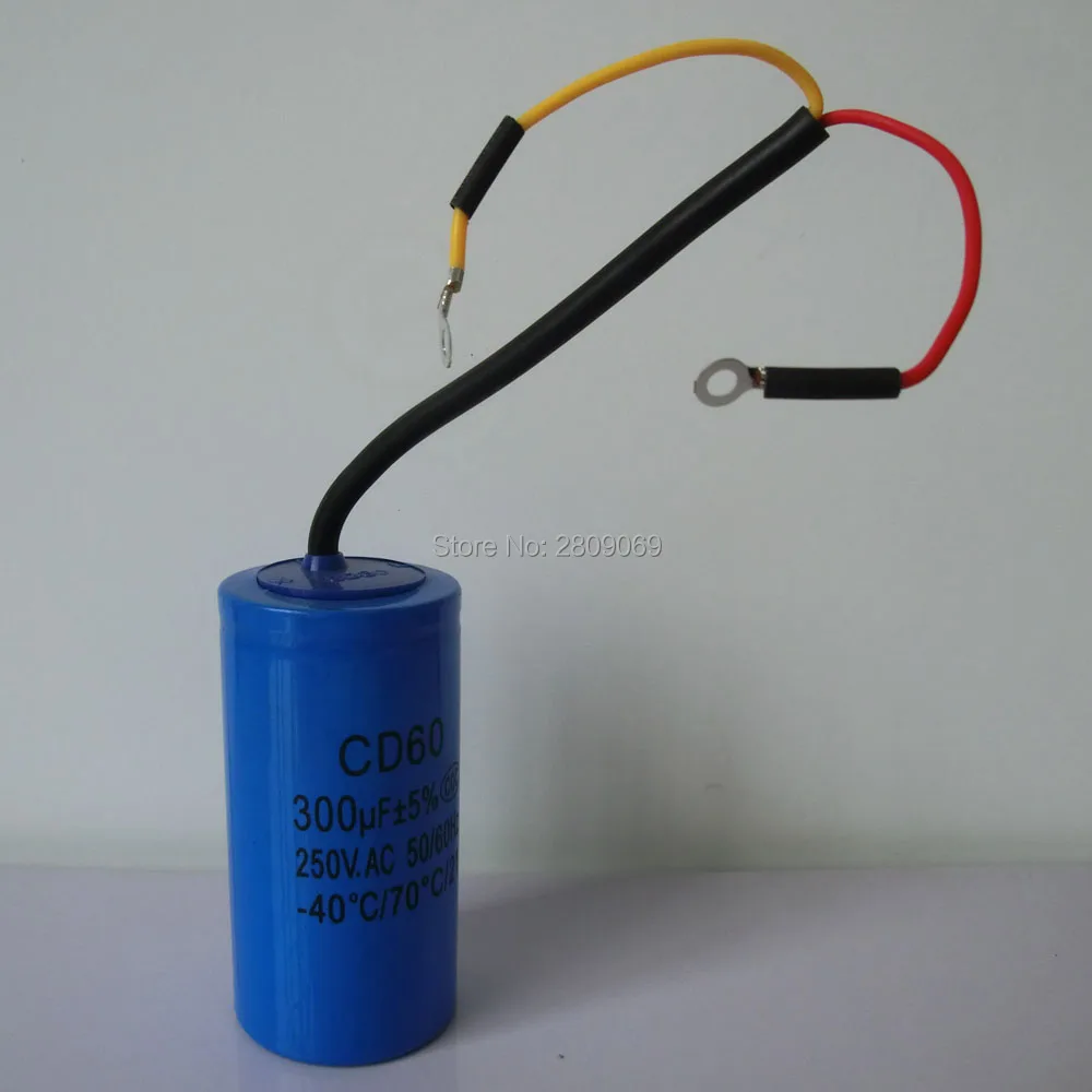 

staring capacitor CD60 300UF heavy duty electric motor starting capacitors