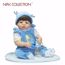 NPKCOLLECTION Full Body SIlicone Girl Reborn Babies Doll Bath Toy Lifelike Newborn Princess Baby Doll Bonecas Bebe Reborn Menina