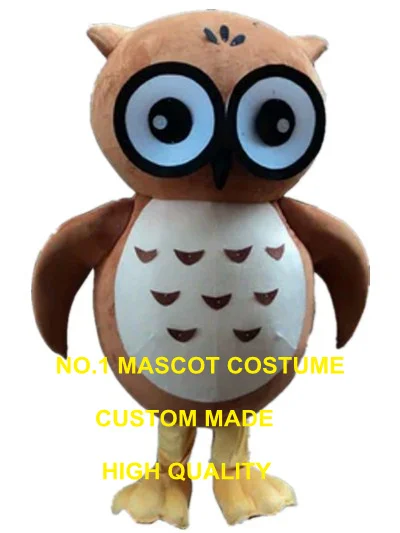 

Коричневая Сова талисман ocstume Мультфильм Сова талисман персонаж персонажа из мультфильма взрослый размер косплей карнавал костюм 3226