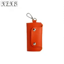 HNXZXB модные яркие цвета из искусственной кожи мужские и женские чехлы для карт и ключей кошельки органайзер для ключей Автомобильный брелок для ключей чехол сумка