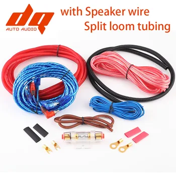 

2017 New 1500W 8GA Car Audio Wire Cable Wiring Amplifier Subwoofer Speaker Installation Kit 8GA Power Cable 60 AMP Fuse Holder