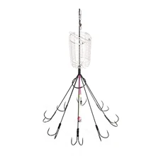 Автоматический большой кальмар открытый свинец джиг голова Троллинг колючий рыболовный крючок 26 см с приманкой клетка Мягкая приманка джиг Крючки осьминог инструмент