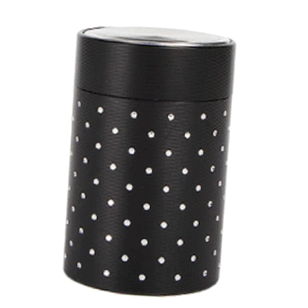 Tea Caddies Round Metal Tea Box With Lid Tea Jar Coffee Powder Cans 7 x 4.5cm
