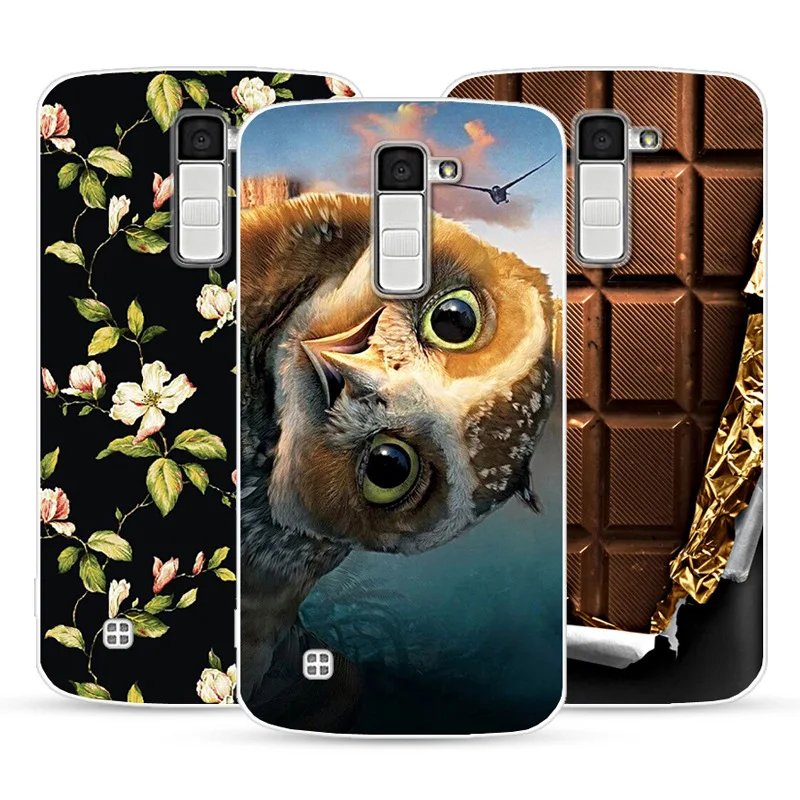 Мягкий чехол с 3D рисунком для LG K10 Lte K 10 K420N M2 K410 K430DS F670 двойной задняя крышка