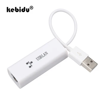 

kebidu Hot USB 2.0 to RJ45 Lan Network Fast Ethernet Adapter Card for Asix 8152B For Mac OS pc Laptop SmartTV Win 10 7 8 XP
