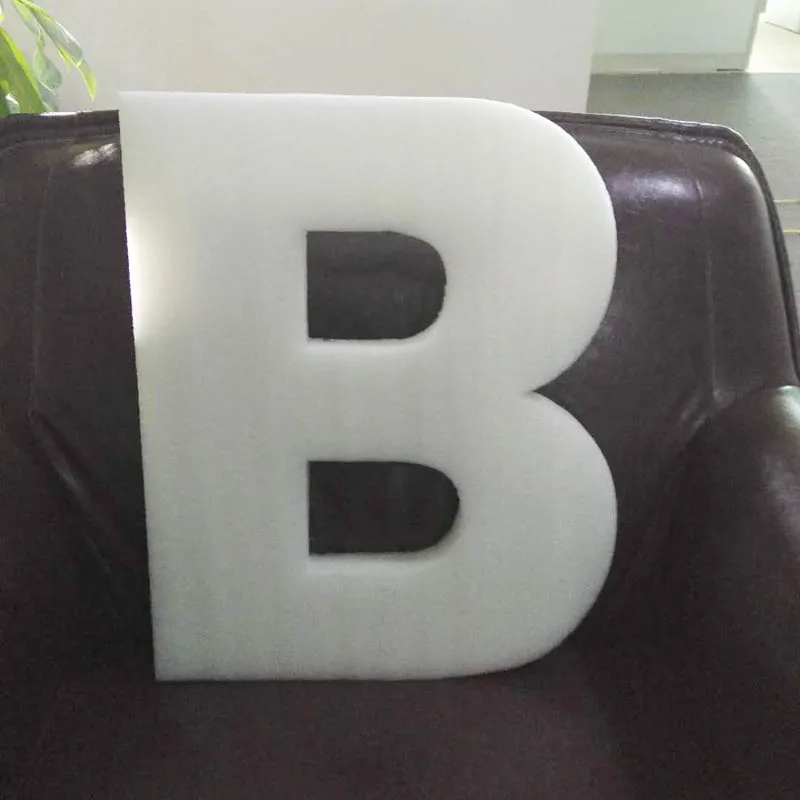 

40cm Large White Foam Letter Words Sponge A-Z 26 Words Alphabet Name Letter Art Craft Earring Pendant Jewelry Display Holder