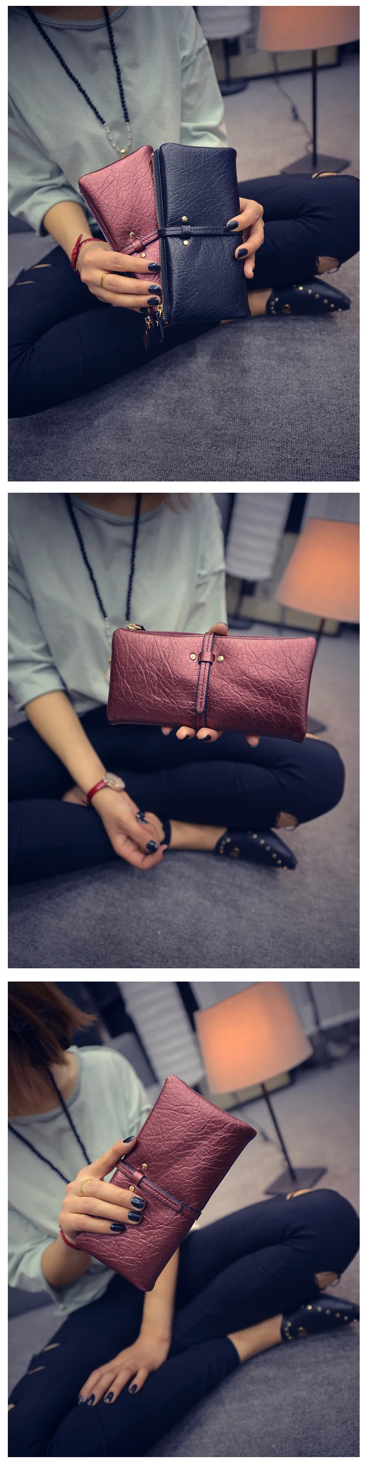 2018 женский кошелек сумка модный длинный Элегантный кошелек ремень мягкая поверхность практичная для карт сумка женский кошелек чистый