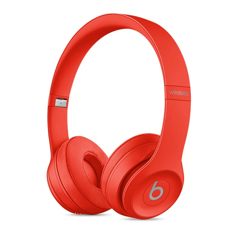 Beats Solo3 Bluetooth наушники глубокий бас активный шумоподавление беспроводные Накладные наушники с микрофоном - Цвет: red