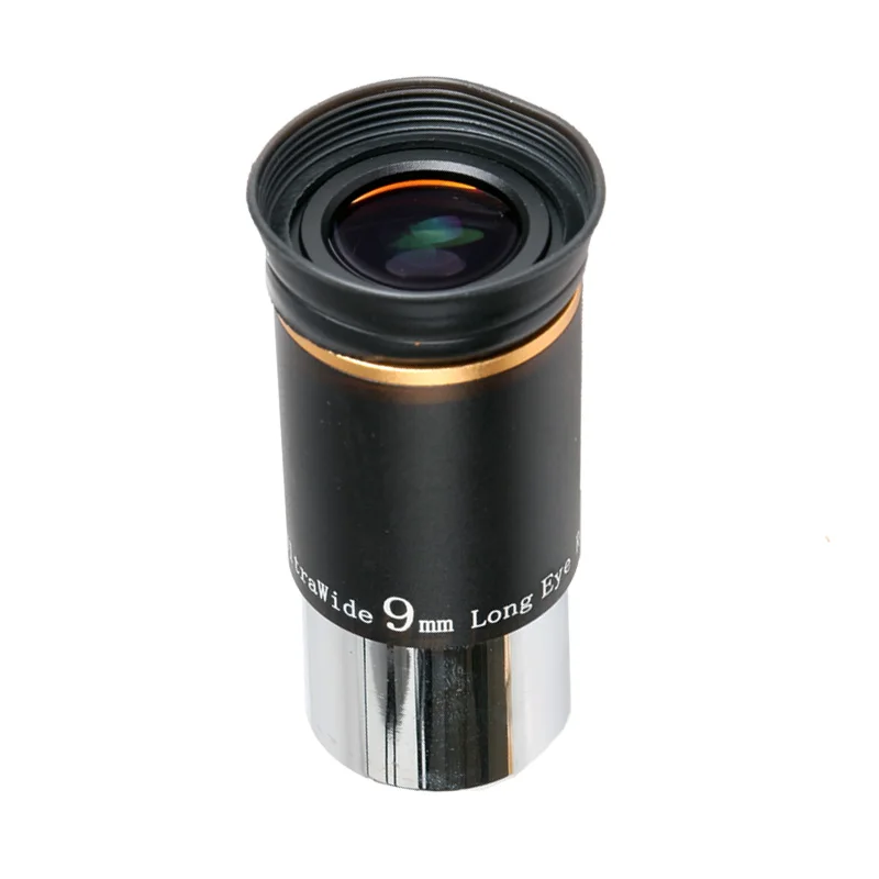 Celestron 66 градусов ультра широкий 9 мм окуляр телескопа части uw9 широкоугольный
