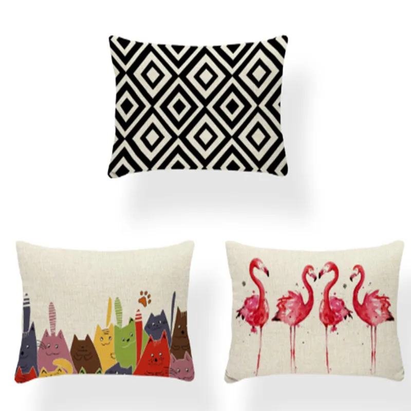 أنماط شيفرون فراشة وسادة غطاء الجبلية وسادة حالة خزانة 30x50 خمر زنبق عطلة هدية الخريف