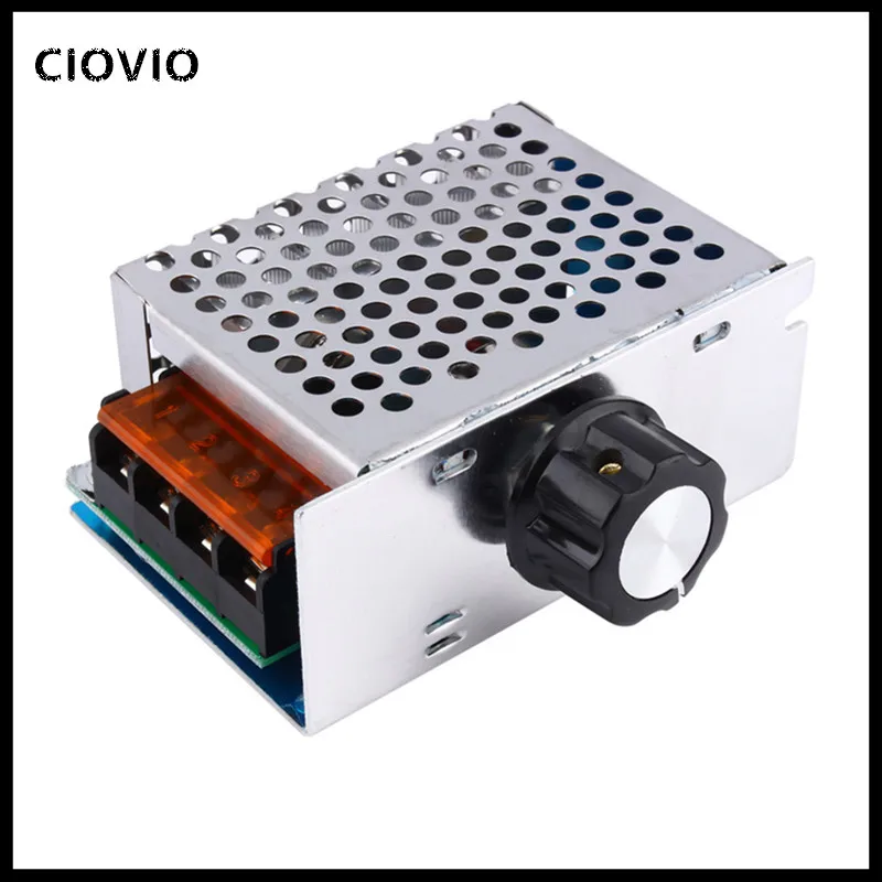 4000W 220V AC SCR Voltage Regulator Dimmer Electric Motor Speed Controller Module   