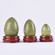 Jade Eggs 3pcs Undrill Natural Helu Jade Yoni eggs Set Kegel exercise Tool Health Care for Women Yoni Gifts Healing Stone jade yoni egg of 3pcs nephrite jade eggs for women kegel exercise for jade massage