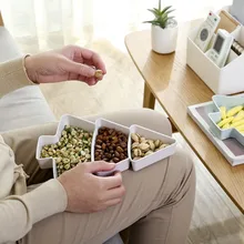 الإبداعية شكل شجرة مثالية للبذور المكسرات والفواكه الجافة لوحات وعاء طبق طبق المائدة صينية إفطار تخزين المطبخ أداة(China)