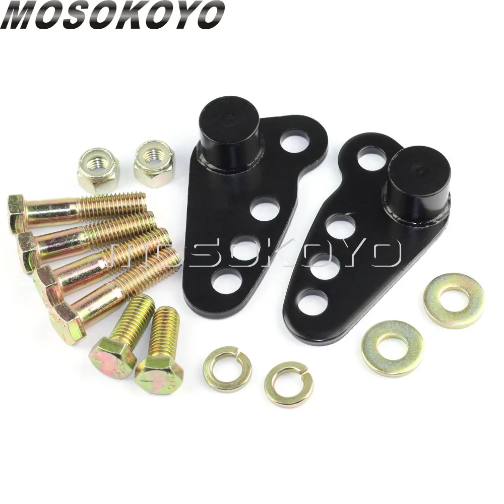 1" 3" Rear Adjustable Lowering Kit Lower Hardware Link for Harley
