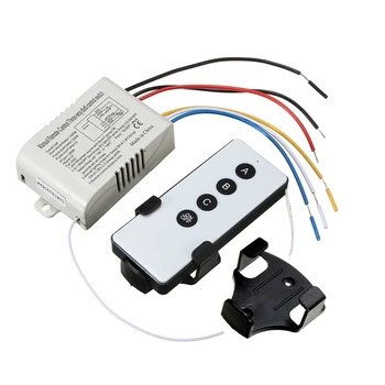 

3 Way Port ON/OFF Wireless Digital RF Remote Control Switch Receiver Transmitter For Light Lamp 220V