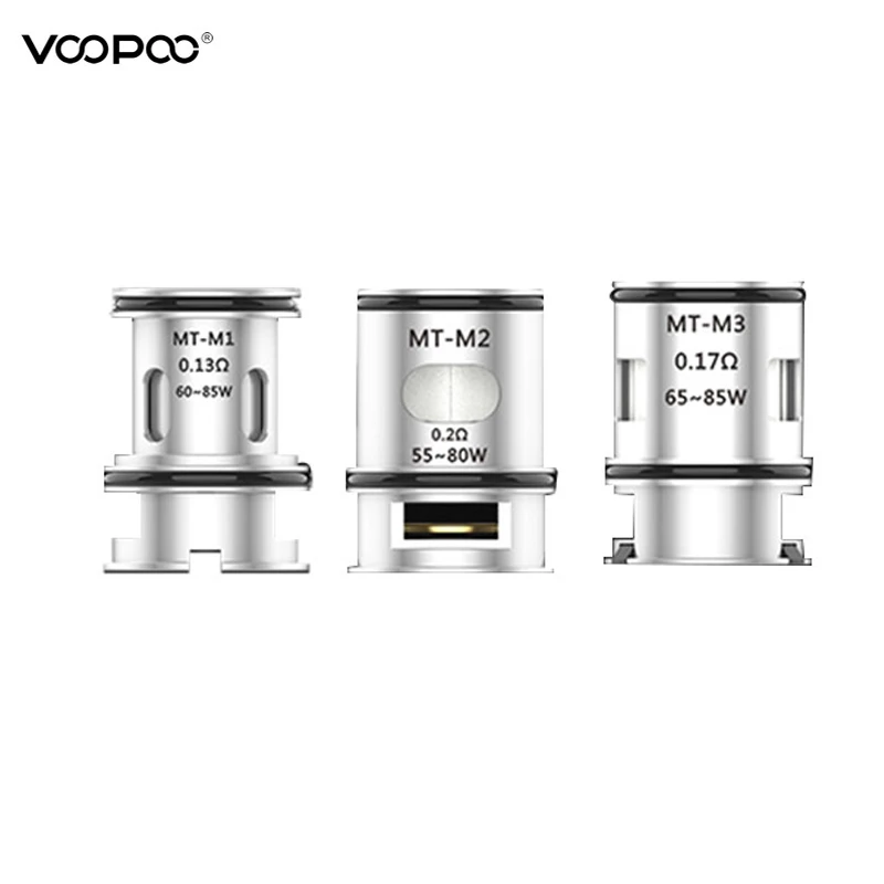 Оригинальные сменные катушки VOOPOO MT 3 шт./лот для испарителя Maat Sub ohm Tank/Voopoo ALPHA Zip/ALPHA