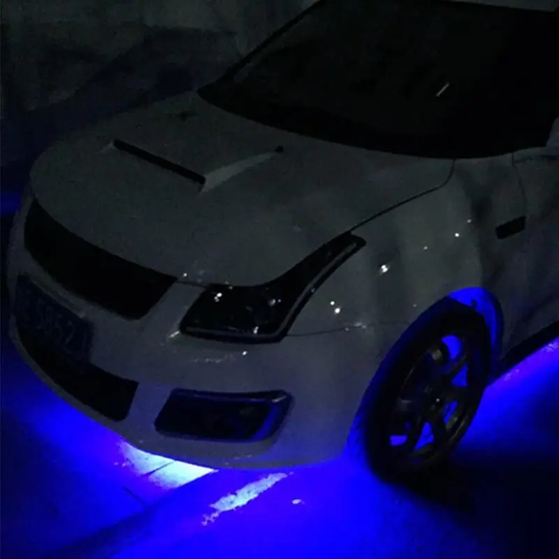 Водонепроницаемый Автомобильный декоративный гибкий светодиодный светильник 12 в 45 см/90 см, Автомобильный светодиодный светильник дневного света, Автомобильный светодиодный светильник DRL