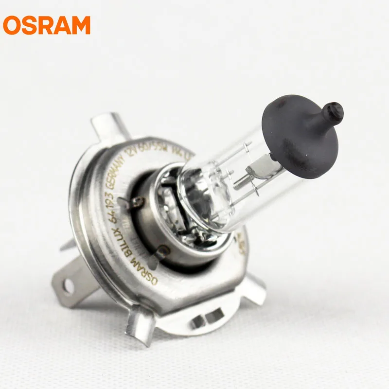 10 шт. OSRAM H4 9003 12V 60/55W P43t 3200K 64193 оригинальная линейная лампа, галогенная фара, автомобильная лампа Hi/lo Beam OEM, Германия