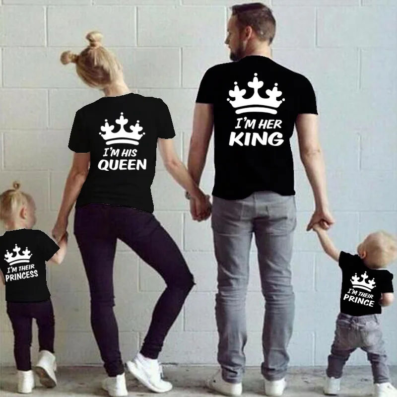aliexpress com buy king queen shirt for matching women mother aliexpress com buy king queen shirt for matching women mother ladies merry christmas t shirts big size summer fashion loose casual cute tees top from
