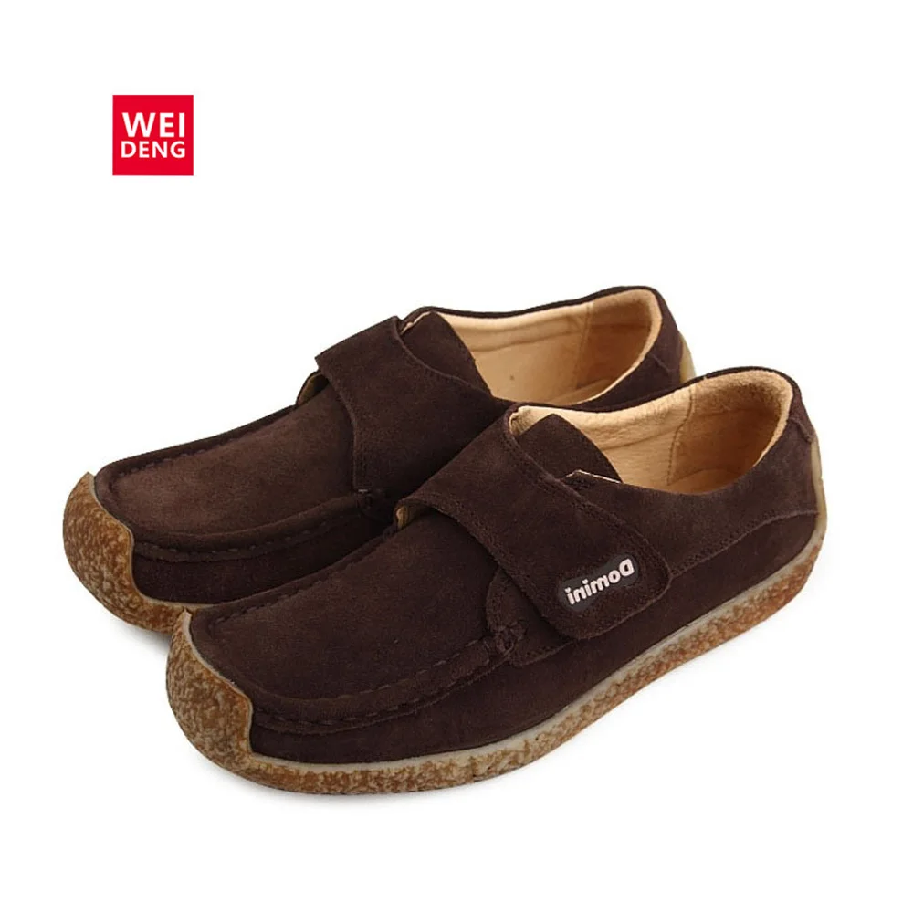 

New Casual Women Shoes Candy Cute Moccasin Genuine Leather Magic Stick Moccasin Leisure Comfortable Student Flats Loafers