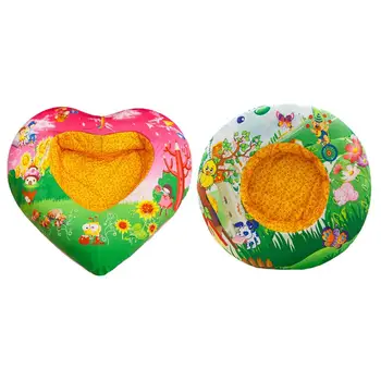 

Cartoon Plush Baby Sitting Learning Cushion Seat Infant Inflatable Bed Portable Travel Outdoor Inflatable Toddler Neeborn Bed