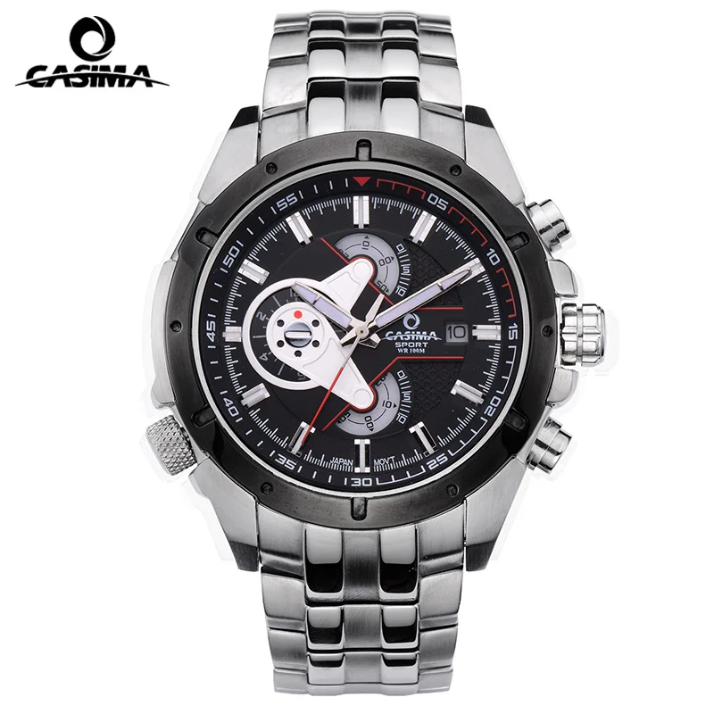 Luxury Brand CASIMA Sport Quartz Watches Men montre Multi-functional Waterproof 100m Men Watch reloj hombre Male Clock