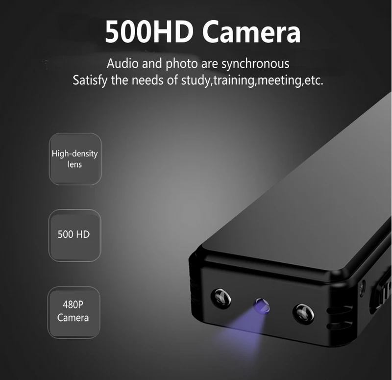 Vandlion мини ручка камера металлические цифровые диктофоны с 1080P HD Cam Звук Аудио Видео Диктофон поддержка TF карты A2