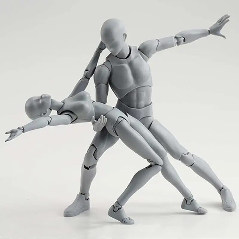 

Anime Archetype He She Ferrite Figma Movable Body Feminino Kun Body Chan PVC Action Figure Model Doll Collectible Toys Gifts