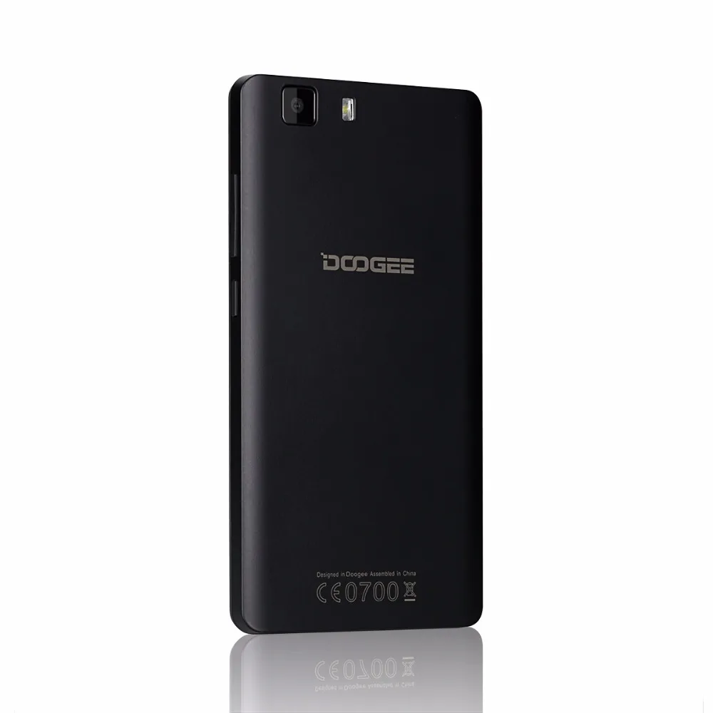 Original DOOGEE X5 teléfonos móviles 5,0 InchHD 1 GB RAM + 8 GB ROM Android 5,1 Dual SIM MT6580 Quad Core 1,0 GHz 2400 mAh WCDMA WIFI